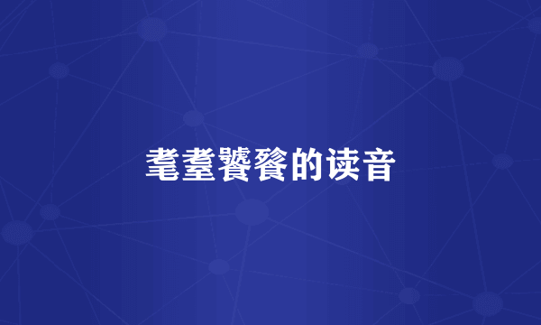 耄耋饕餮的读音