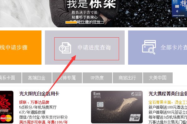 光大银行信用卡申请进度怎么查询？