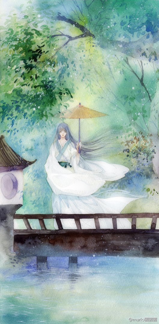 好看的手绘图片 很唯美的那种 谢谢！
