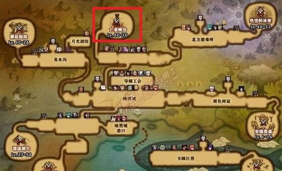 DNF绝望之塔在哪里？