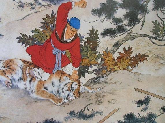 简述《水浒传》中“武松打虎”这一故事情节