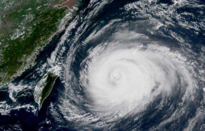 在我国台风根据强度大小划分为什么？