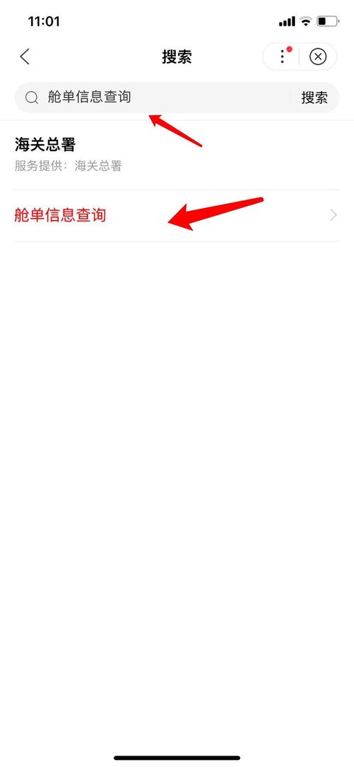 如何进行舱单信息查询