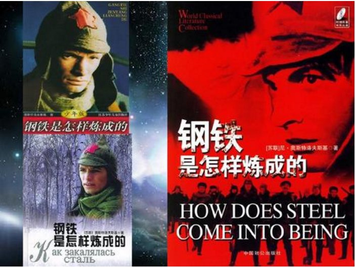 钢铁是怎样炼成的封面简笔画