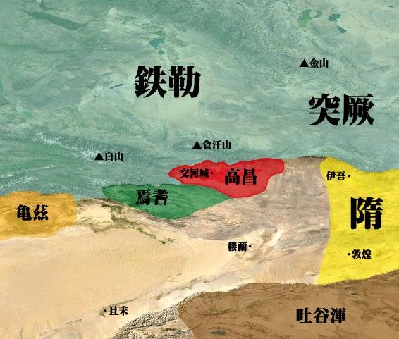 请问高昌国的来源和版图