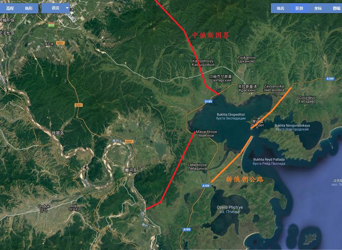 能不能这样获得图们江出海口？