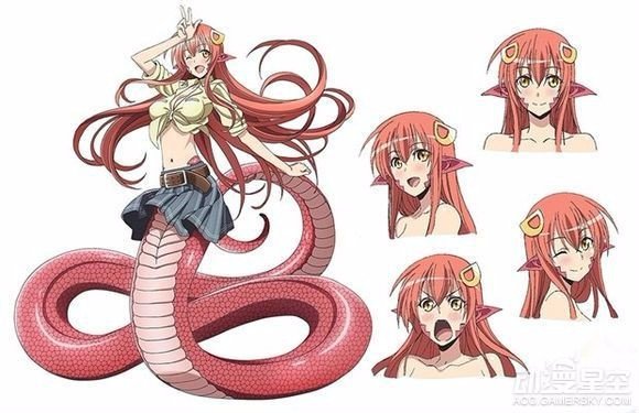 人变成蛇女的漫画