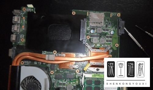 华硕k42jp笔记本拆机图解