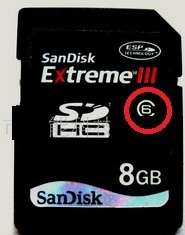 SD卡上的4和6是什么意思？