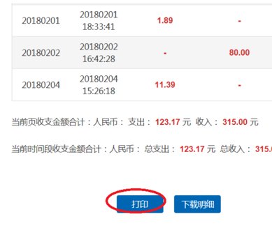 建设银行网银汇款怎么打印明细