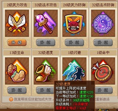 qq水浒47级寨主帮派技能能学到几级？