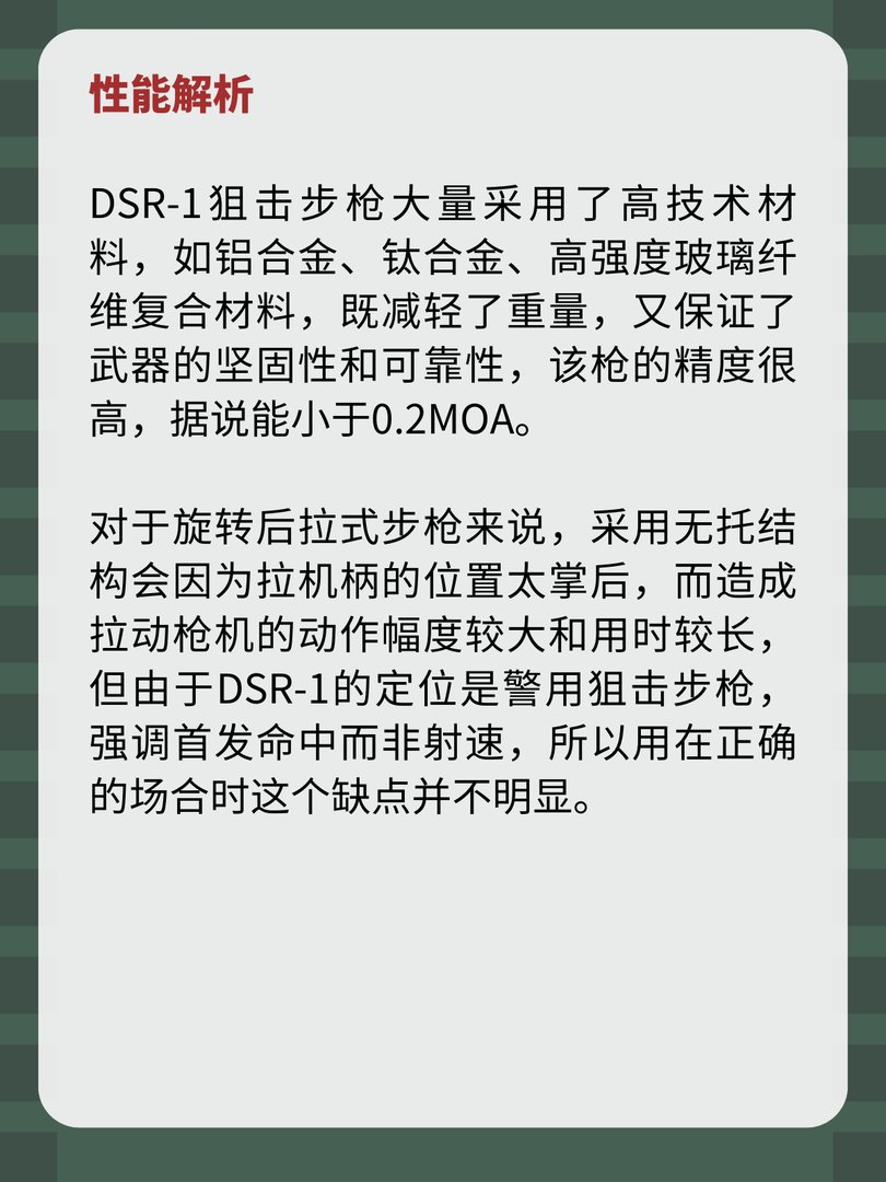 德国DSR-1狙击步枪