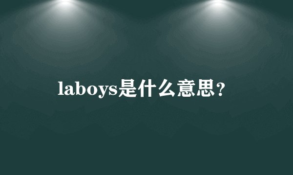 laboys是什么意思？