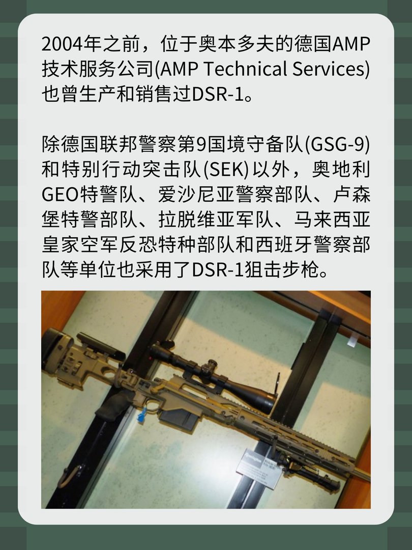 德国DSR-1狙击步枪