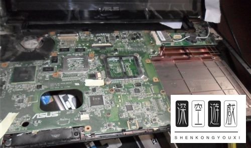 华硕k42jp笔记本拆机图解