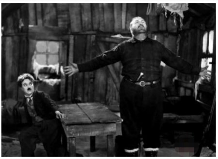 卓别林经典风格的体现，《淘金记》充满讽刺，无声却掷地有声？