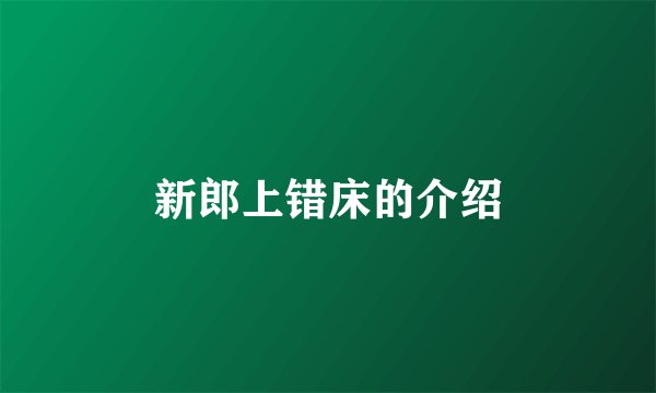 新郎上错床的介绍