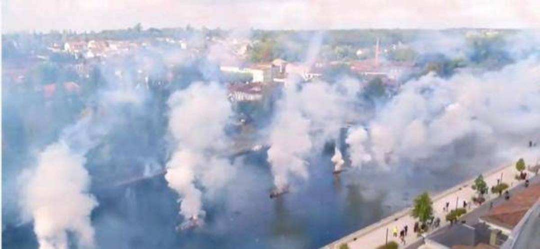 艺术家蔡国强在法国点燃白日焰火,这么做的意义是什么?