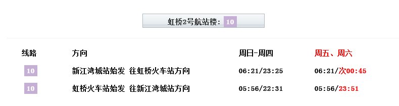 虹桥机场是地铁几号线