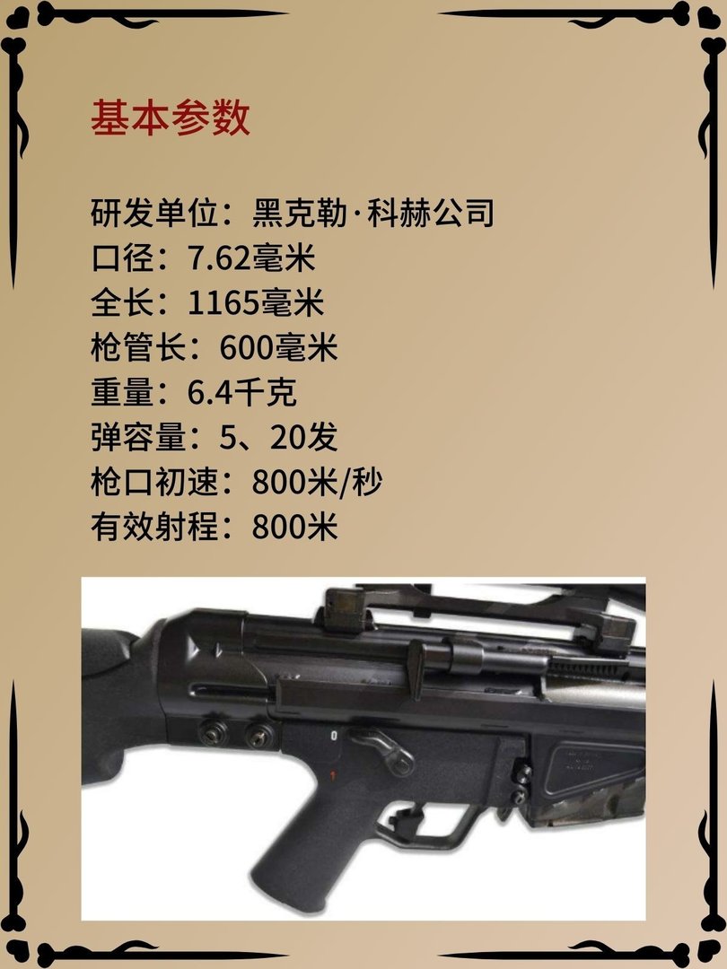 德国MSG90狙击步枪