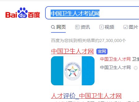 怎样进入中国卫生人才网？