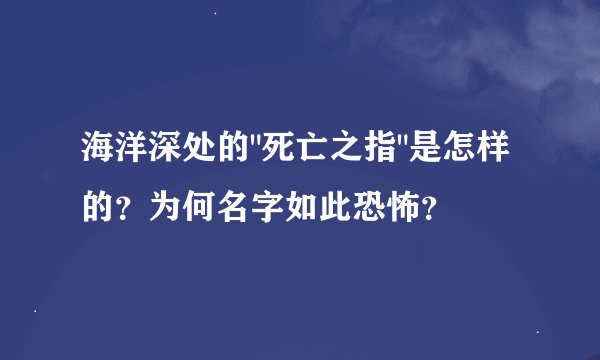 海洋深处的