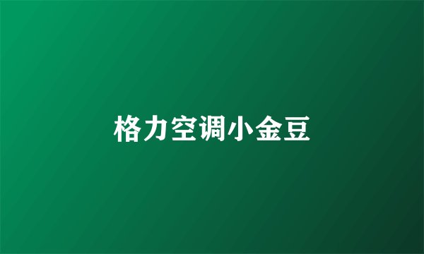 格力空调小金豆