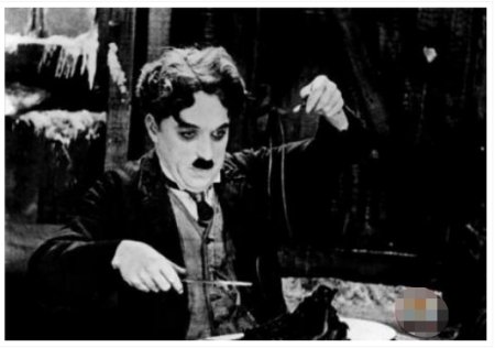 卓别林经典风格的体现，《淘金记》充满讽刺，无声却掷地有声？