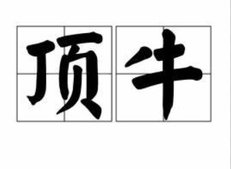顶牛的意思