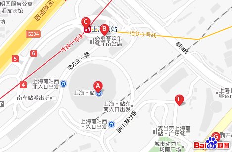 从上海南站到世博园怎么走最近？