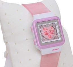 怎么调手表时间？是SMASH！牌子的，蓝色的，一共四个键。左上角set/el，左下角mode，右上角st/stp，右下角