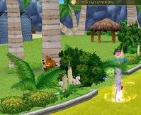 QQ炫舞休闲社区中万圣南瓜妖在那个位置？