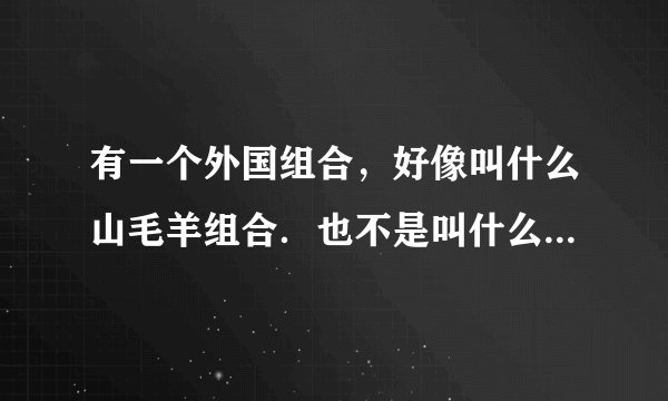 有一个外国组合,好像叫什么山毛羊组合.也不是叫什么羊毛山的,我想知道她们的组合到底叫什么?
