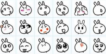 这个兔子的表情包是什么呢？