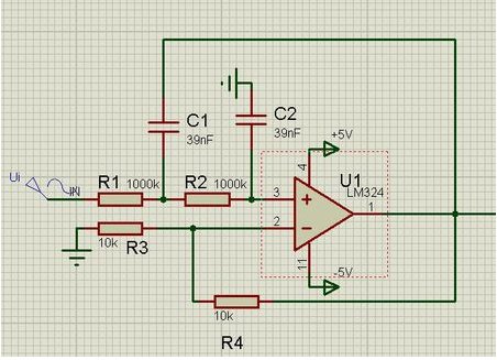 低通滤波器带外衰减不少于40dB/十倍频程怎么设计;
