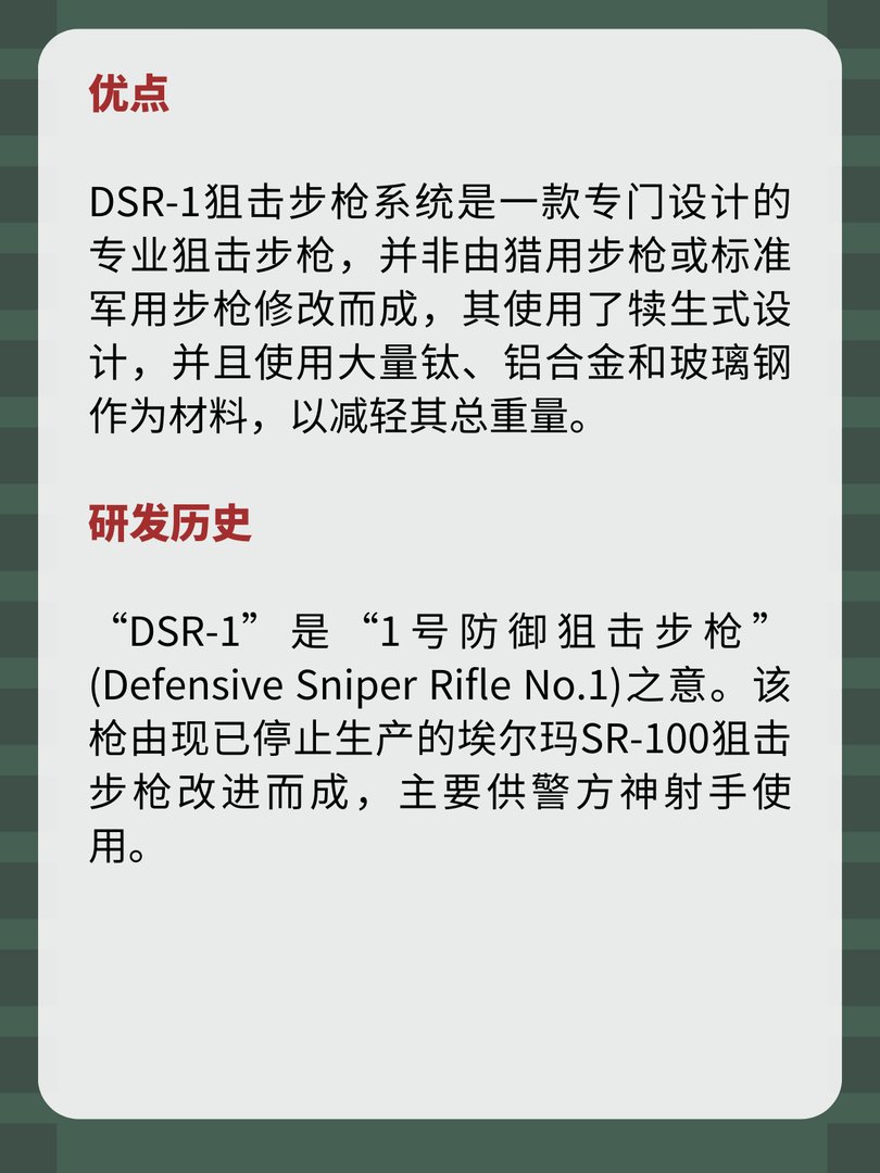 德国DSR-1狙击步枪