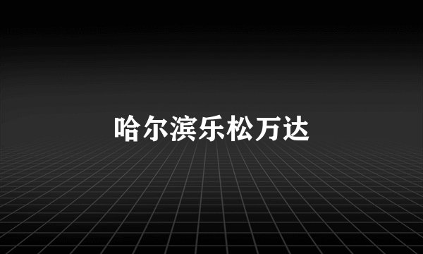 哈尔滨乐松万达