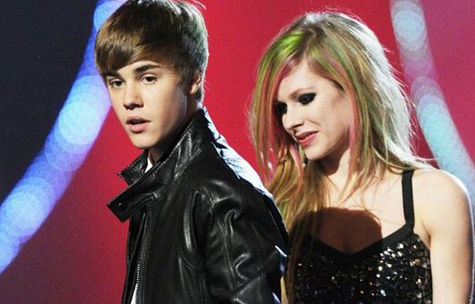 艾薇儿和比伯什么关系？