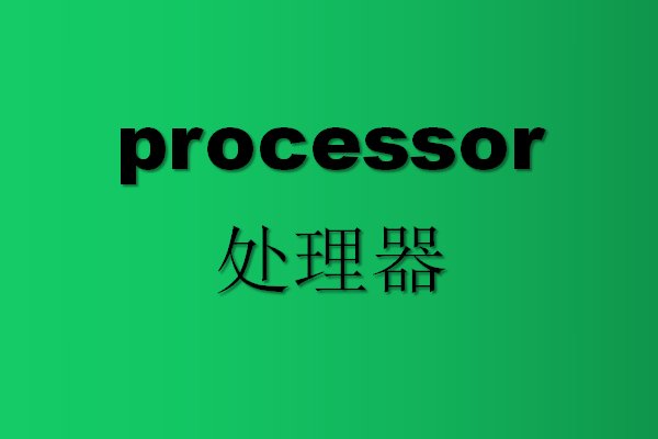 processor是什么意思