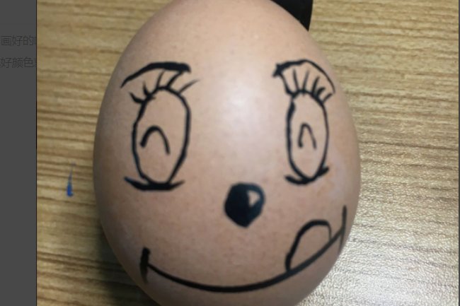 在鸡蛋上画画怎么画