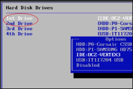 电脑开机出现remove disk or other media,什么原因啊