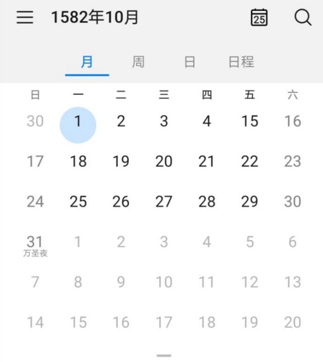 1582的10月5日到15日究竟发生了什么？所有日历为何全空白？