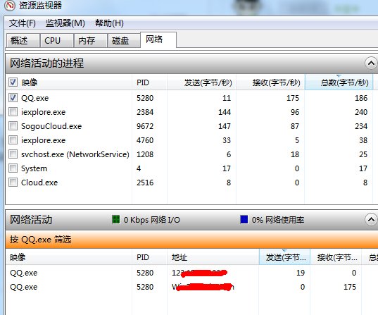 QQ2012正式版发送截图为什么也收不到ip地址？