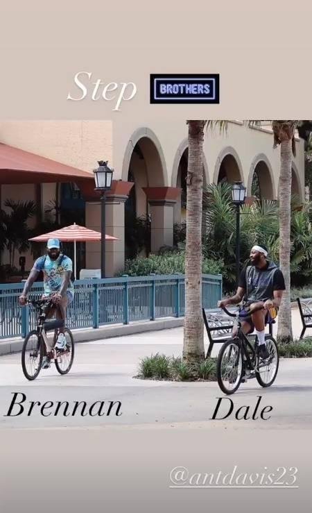 如何看待詹姆斯和浓眉骑车游园的秀恩爱举动呢？