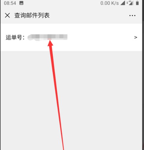邮政物流单号怎么查询