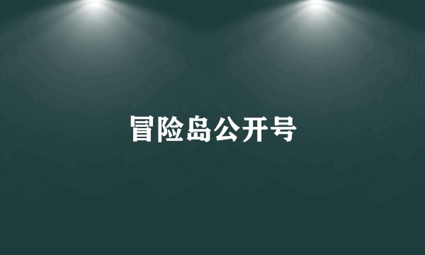 冒险岛公开号
