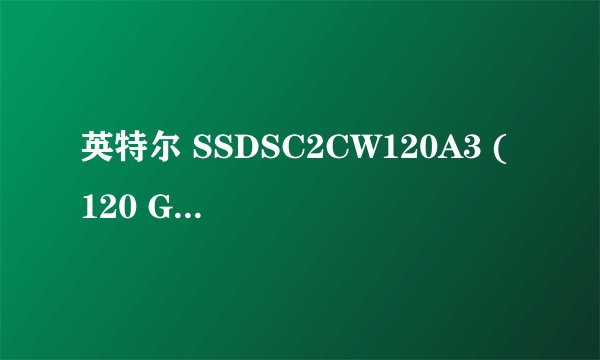 英特尔 SSDSC2CW120A3 ( 120 GB / 固态硬盘 ) 希捷Barracuda 1TB 7200转 64MB 单碟(ST1000DM003)哪个