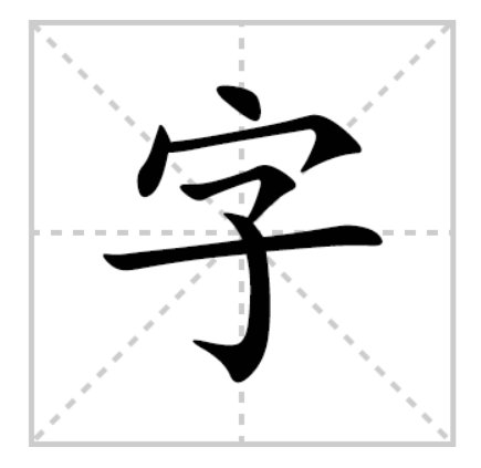 字的笔画顺序正确写法