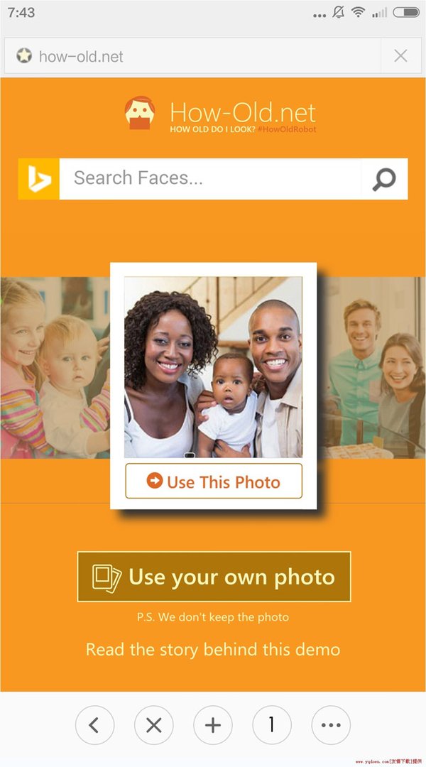 今天快乐大本营那个可以测试年龄的拍照软件是什么？