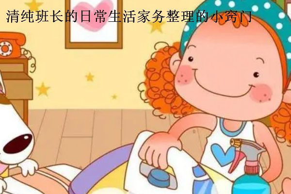 清纯班长的日常生活家务整理的小窍门